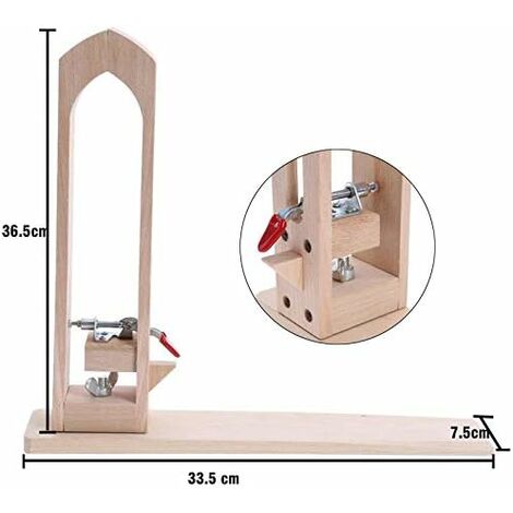 Pince de Retenue pour Cuir Clip Serrage de Retenue pour Cuir en Bois DIY Bricolage Artisanat Cuir Coudre Outil