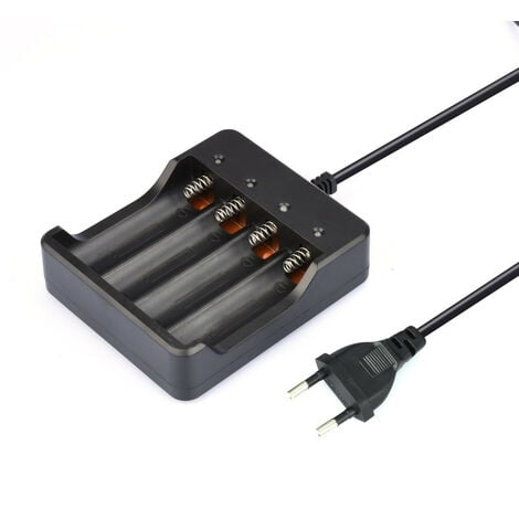 Chargeur Rapide pour Batterie AA, AAA. Convient aux Batteries : 10440, 14500, 17670, 18650, 18700.