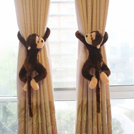 CSPARKV Lot De 2 Embrasses De Rideaux Magnétiques De Style Nordique Embrasses Decoratives En Corde Tissee Pour Rideaux De Fenetre De Maison Et De Bureau Bleu Et Gris 85532912