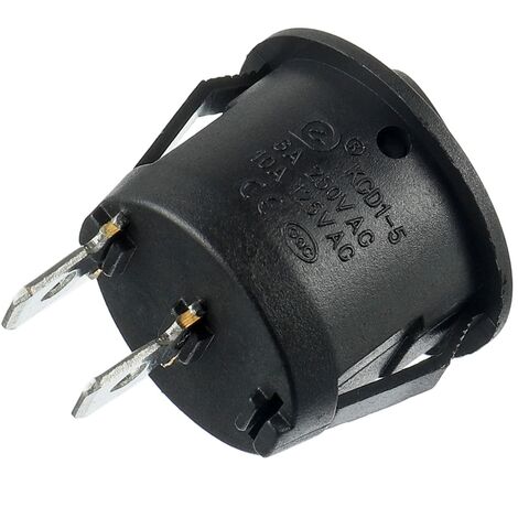 Unique Bargains Mini Interrupteur à Bascule Rond Rouge Pour Bateau