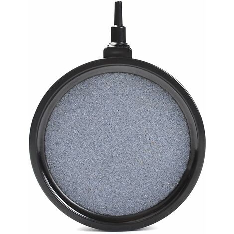 Aquarium Air Stone Bubble Disk Stone Réservoir de Poissons Pomme d'étang Diffuseur Plaque pour réservoir de Poissons Réservoir de Plate-Forme d'oxygène hydroponique 10.7cm x 2cm (1/5)