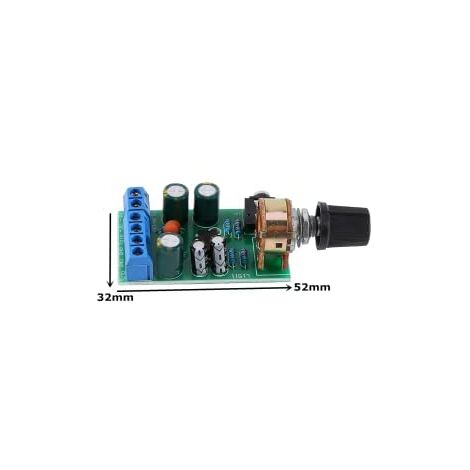 DC1.8-12V TDA2822M Module Amplificateur Audio Stéréo Basse Tension Carte Amplificateur de Son 2
