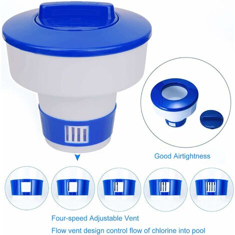 Distributeur De Chlore Flottant Pour Piscine Et Spa - Facile à Utiliser, Sécurisé Pour Les Enfants