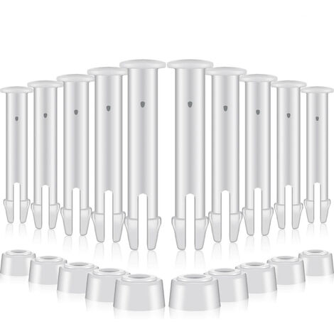 Lot de 12 goupilles de joint de piscine en plastique et joints en caoutchouc, pour piscines hors sol Intex 4,5 m à 7,1 m, série 28270-28272 (12pcs,S,5.5 cm)