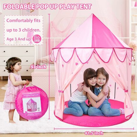 Vevor tente tunnel de jeu 3 en 1 pour enfants, maison de jeu pop-up