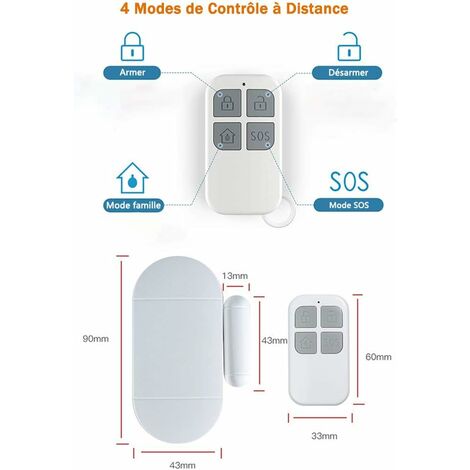 4Pcs Fenêtre Sécurité Enfant - Limiteur Ouverture Porte Fenêtre Avec Clé - Verrou Placard Frigo Tiroir (Noir)