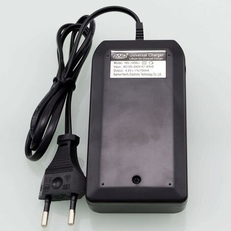 Chargeur de batterie au lithium-Double chargeur de batterie compatible avec 26650 22650 18650 18350 17500 16340 14500 10440 1001-0050 et AA/AAA Chargeur universel double fente pour NI-MH Batteries