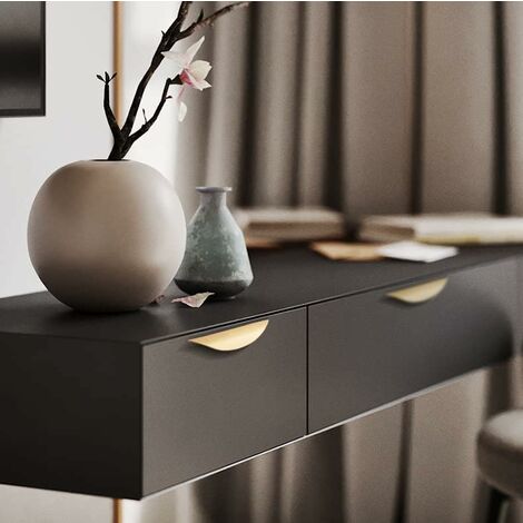 Poignee De Meuble Cuisine, Moderne Poignées Tiroir Noir Mat, Poignée