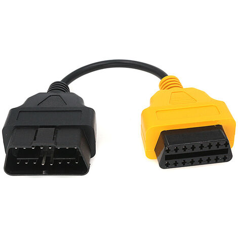 ECU Scan OBD2 Câble adaptateur de diagnostic jaune pour Fiat ECUScan Multi Scan (1/3)