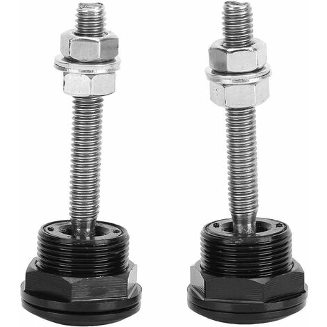 Lot De 2 Verrous De Capot à Dégagement Rapide - Alliage Aluminium, Bouton-poussoir - Pour Voiture, Capot, Pare-chocs - 3