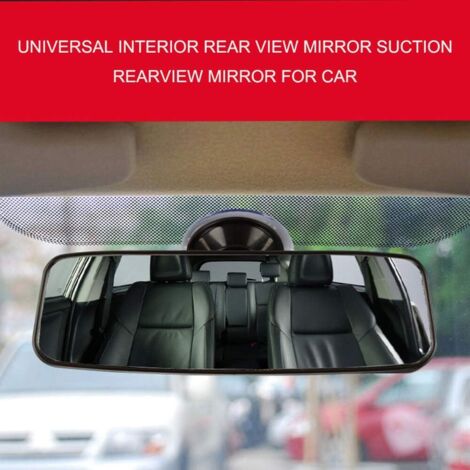Rétroviseur Intérieur Voiture Universel - 200x60mm - Ventouse