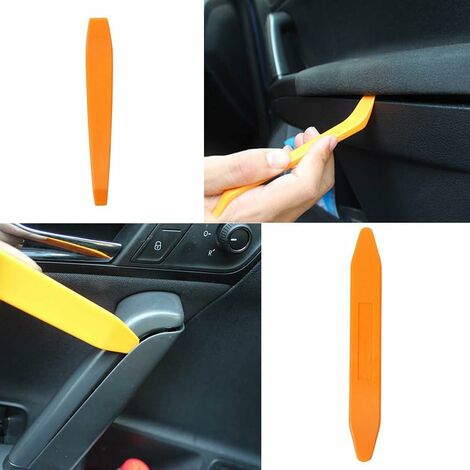 Kit Démonte Clip Voiture 5 Pièces - Outils Plastique Pour Tableau De Bord, Portières - Sans Rayure