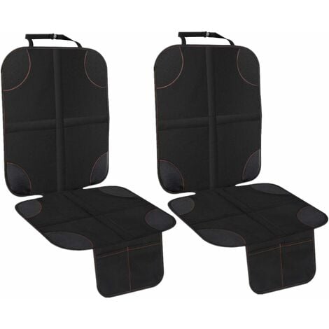 lot de 2 housses de siège de voiture avec rembourrage épais pour sièges de voiture, en cuir ou en tissu