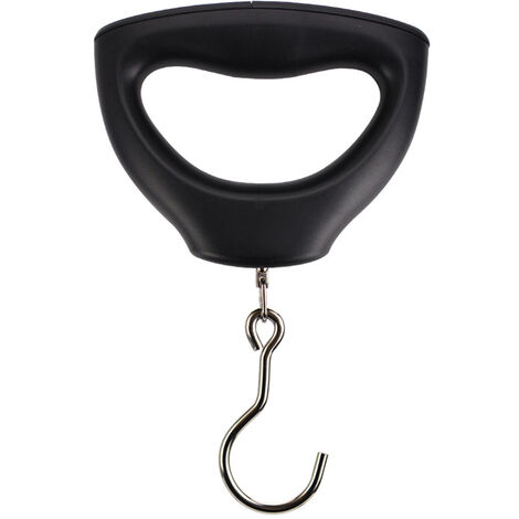 Pèse-bagages Numérique Portable Avec écran LCD - Capacité Jusqu'à 50 Kg 110 Lb Argent Noir 64681