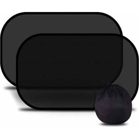 Pare-Soleil Voiture Bébé,TRÈS Sombre Protection UV/Chaleur, Pare-Soleil Auto-Adhésifs pour Enfants,Pose Rapide/Facile,Sac de Rangement fourni,Taille 51x31 cm(4 pack) (1/5)