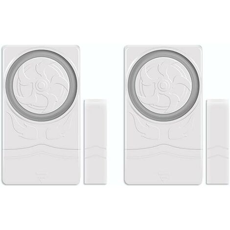 LOT DE 3 - UNITEC - Alarmes pour fenêtre et Porte avec Contact magnétique