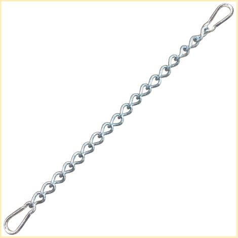 Chaîne Avec Deux Mousquetons-Chaîne De Chaise Suspendue En Acier Inoxydable De 1m Chaine Dextension Chaises Suspendues 78130007