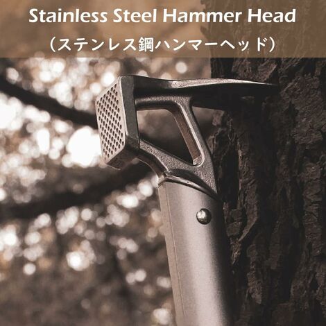 Marteau De Camping Multifonction En Acier à Haute Teneur En