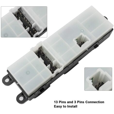 Interrupteur Leve-Vitre Électrique Gauche Pour Nissan Navara D40 (2005-2016) - 3