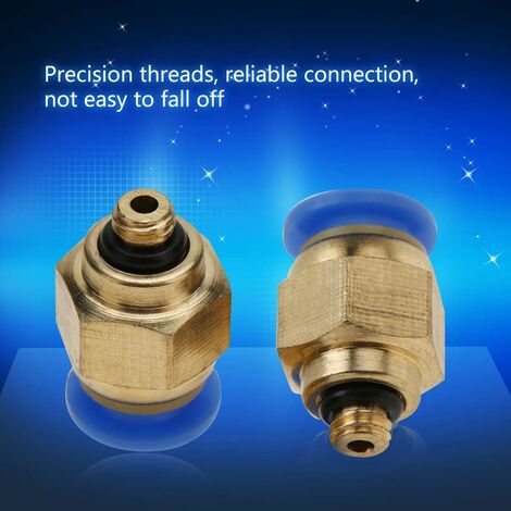 5 Raccords Pneumatiques Réduction 10/4mm Prestolok - Neuf Sous Emballage