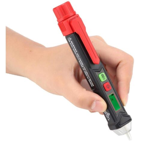 Détecteur de tension, stylo de test sans contact, détecteur de tension AC 0  40 °C, 48 V-1000 V/12 V-1000 V