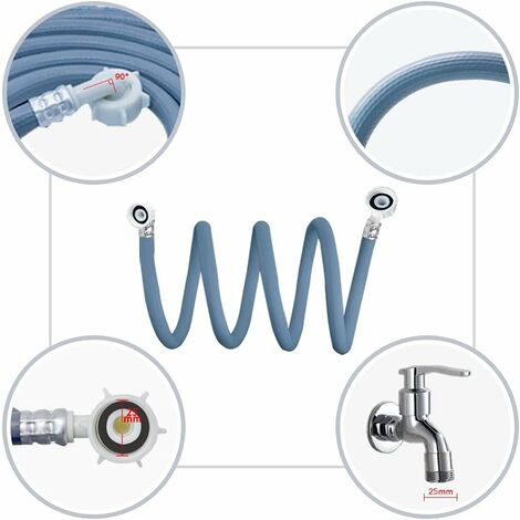 Tuyau Alimentation Machine a Laver, Rallonge Tuyau Lave Vaisselle, Coin ...