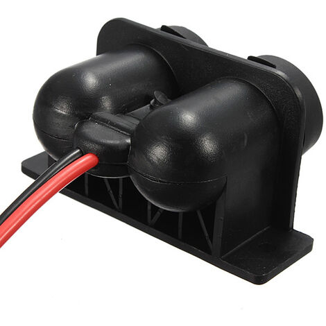 Prise Allume-Cigare Étanche 12V-24V 20A - Rallonge 1,2m 14 AWG Avec Fusible, Idéale Voiture, Moto, Bateau, Camping-Car !