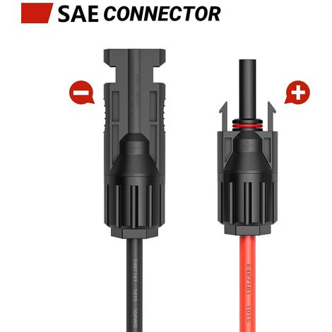 Connecteur Solaire Photovoltaïque Vers SAE 10 AWG PV Câble Pour