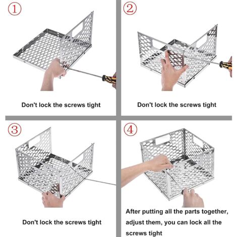 Panier De Barbecue Cylindrique Rotatif En Acier Inoxydable Pour