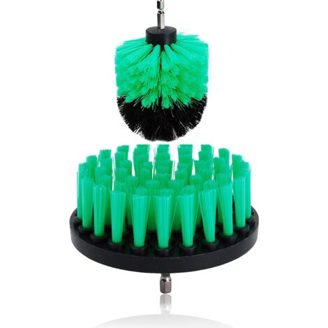 Brosse de nettoyage 3 en + 5 pouces Medium Heavy Duty pour surfaces de salle de bain, baignoire, douche, carrelage et joints (1/5)