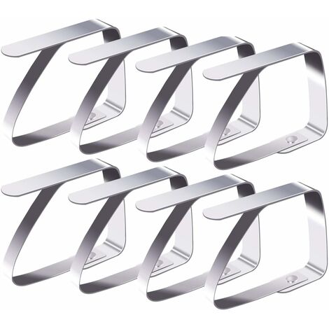Clips De Nappe Uxcell – Pinces Acier Carbone 32 Mm – Noir – Lot De 8