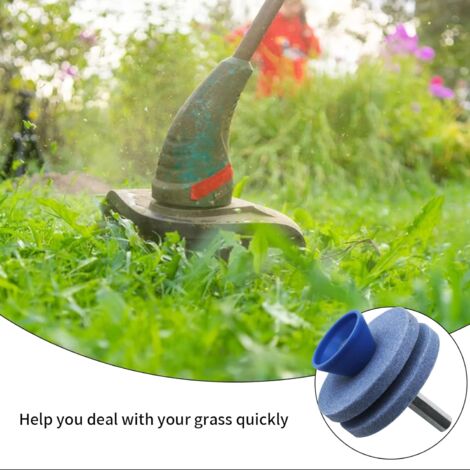 4 Pièce Tondeuse à gazon Affûteur de lame Pour le pouvoir Perceuse à main Percer Outil de jardin - Bleu Ikodm 4 Pièce Tondeuse à gazon Affûteur de lame Pour le pouvoir Perceuse à main Percer Outil de jardin - Bleu Ikodm