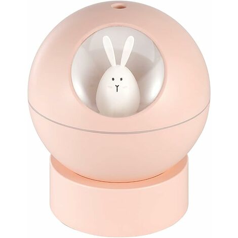 Mini humidificateur USB multi-mode pour bureau ou bureau, motif dessin animé, cadeau de décompression (rose) (1/5)