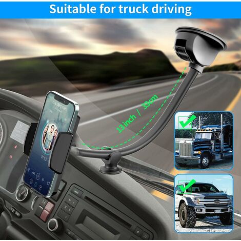 Quad Lock Support Voiture Ventouse Pare-brise/tableau De Bord Avec Charge Sans Fil MAG V2 + Coque MAG Pour Galaxy S24 FE