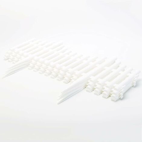 Lot De 2 Panneaux De Jardin Vierges Avec Piquets, 45,7 X 30,5 Cm