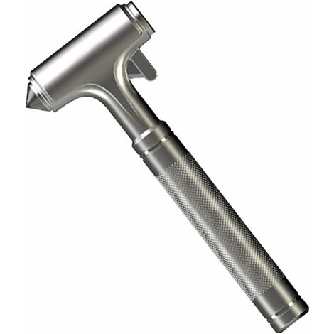 Marteau de sécurité en métal avec Brise-fenêtre et Coupe-Ceinture de sécurité, Outil de Sauvetage d'urgence en Alliage d'aluminium pour la Voiture (1PC) (1/6)