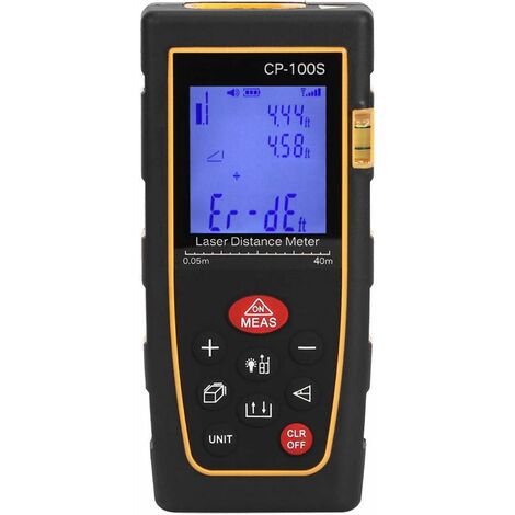 Télémètre Laser Télémètre Laser étanche et étanche à la poussière Télémètre Infrarouge Mesure de Distance Infrarouge Matériau ABS, pour la Construction et l'industrie