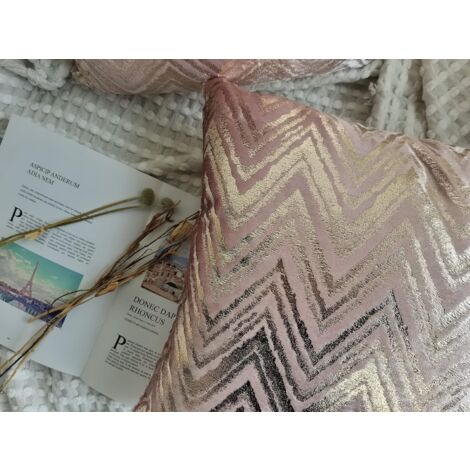 Housse De Coussin Décorative ROOM99 Aura – 45x45 Cm – Tissu Qualité Supérieure – Rose