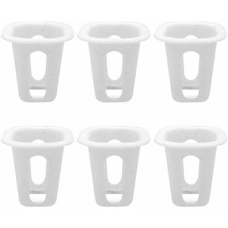50 Pièces en Plastique Jardin Net Tasses Plantation Panier Tasse Ensemble Jardin Mesh Slotted Pépinière Pots Nets pour La Culture Hydroponique Aquaponique Orchidées (1/5)