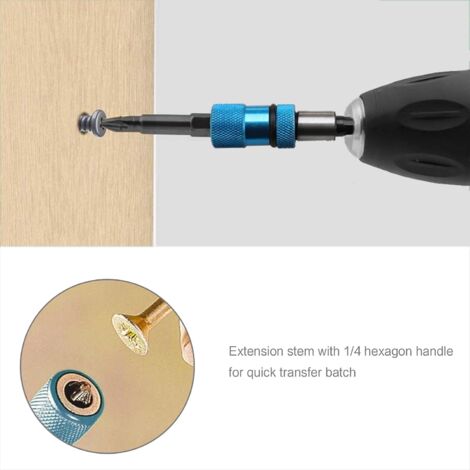 Porte-embout Magnétique Pour Cloisons Sèches, 3 Pièces, Outil De Vis Porte-embout Magnétique Pour Cloisons Sèches, 3 Pièces, Outil De Vis