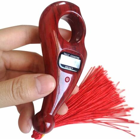 Compteur Numérique De Perles De Méditation - Lot De 2, 5 Chiffres, Réinitialisable - Pour Prière, Relaxation, Mouvement Des Doigts
