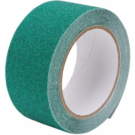 Ruban antidérapant de Sol, Bande antidérapante de Sable de Quartz de 5cm x 5 m(Vert)
