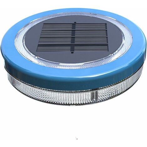 Lampe Solaire Flottante pour Piscine, Lampe Solaire pour Piscine, Aquarium, étang, Piscine, Jardin, vases