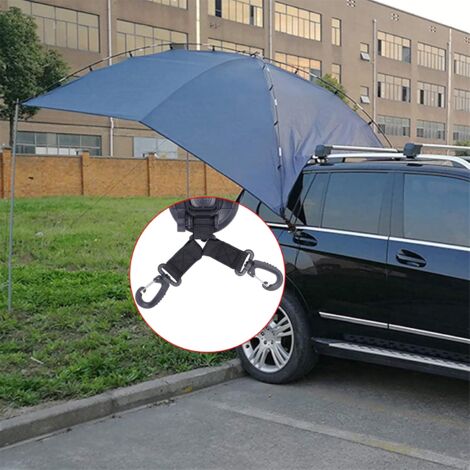 CONBOLA Lot de 4 ventouses robustes avec crochets pour voiture, camping
