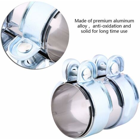 Lot De 2 Colliers D'échappement M8 - Diamètre 67 Mm - Marque Romax - Neuf