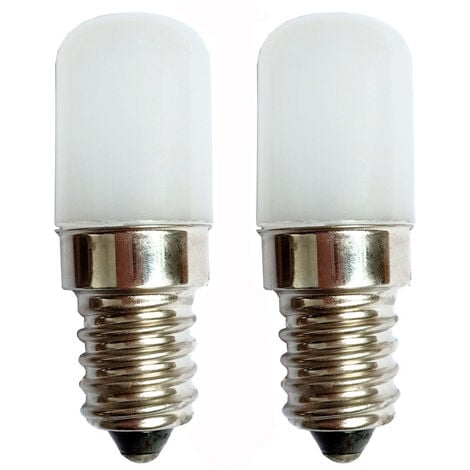 2 Pièces] E14 Petites Vis Ampoules LED 2W Ampoule Remplace 20W Ampoule  Halogène Lumièreet Lumineuse Blanc 6000K 180lm-Not Dimmable Low La Chaleur  Pour UtilisÉ Pour Réfrigérateur/Machine à Coudre : : Luminaires et