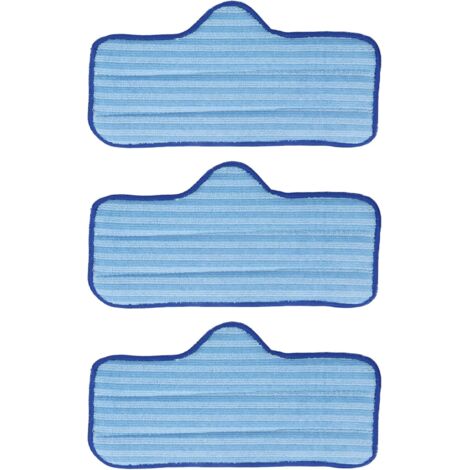 3 Pièces Tampons de Vadrouille en Microfibre, Têtes de Remplacement de Vadrouille en Microfibre Recharge de Tampon de Rechange Accessoire de Chiffon de Nettoyage pour Vadrouille Adapté aux Vadrouilles (1/5)