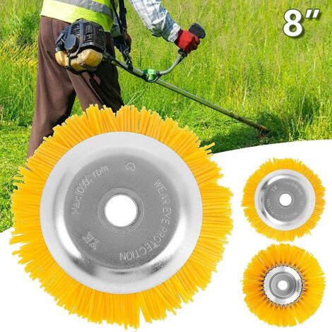 Brosse à Mauvaises Herbes Pour Débroussailleuse - Fil Nylon, 30 M, Pour Pavés Et Herbes Hautes, Compatible Multi-modèles - 5