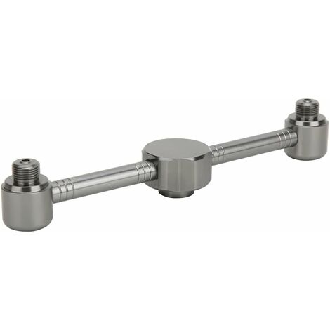 Camping en plein air en alliage d'aluminium cylindre à gaz poêle adaptateur têtes four convertisseur connecteurs accessoire(two heads) (1/5)