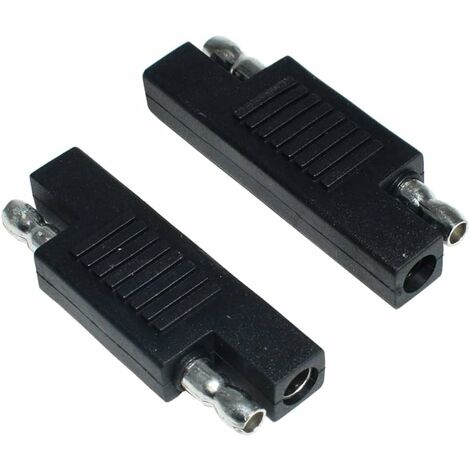 Dafensoy Lot De 2 Adaptateurs De Câble SAE Vers SAE à Déconnexion Rapide De Polarité, Alimentation